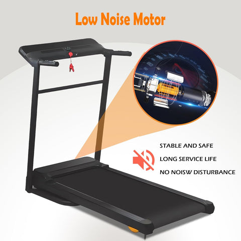 Maston Treadmill MST-T150 Home Foldable Motorized Treadmill, Large Integrated LED Screen | 1-14Km/h | 120kg User Weight | 3HP Peak | Shuttle Rotation Button | Hydraulic Folding