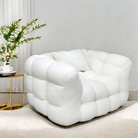 WENBO Cotton Candy Luxury Lambswool Sofa Set